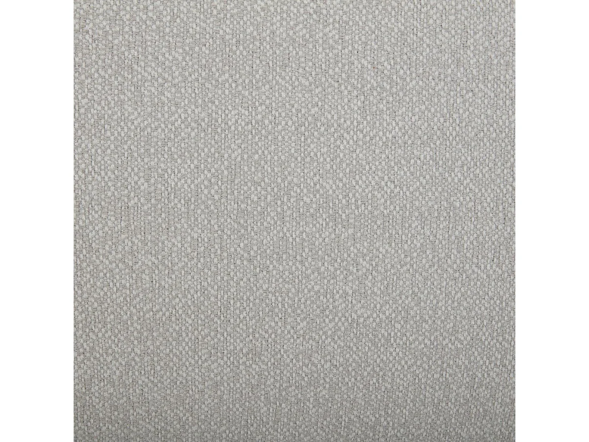 Canapé banquette fixe 2 places coloris gris clair avec pieds en métal - Longueur 172 x Profondeur 97 x Hauteur 80 cm