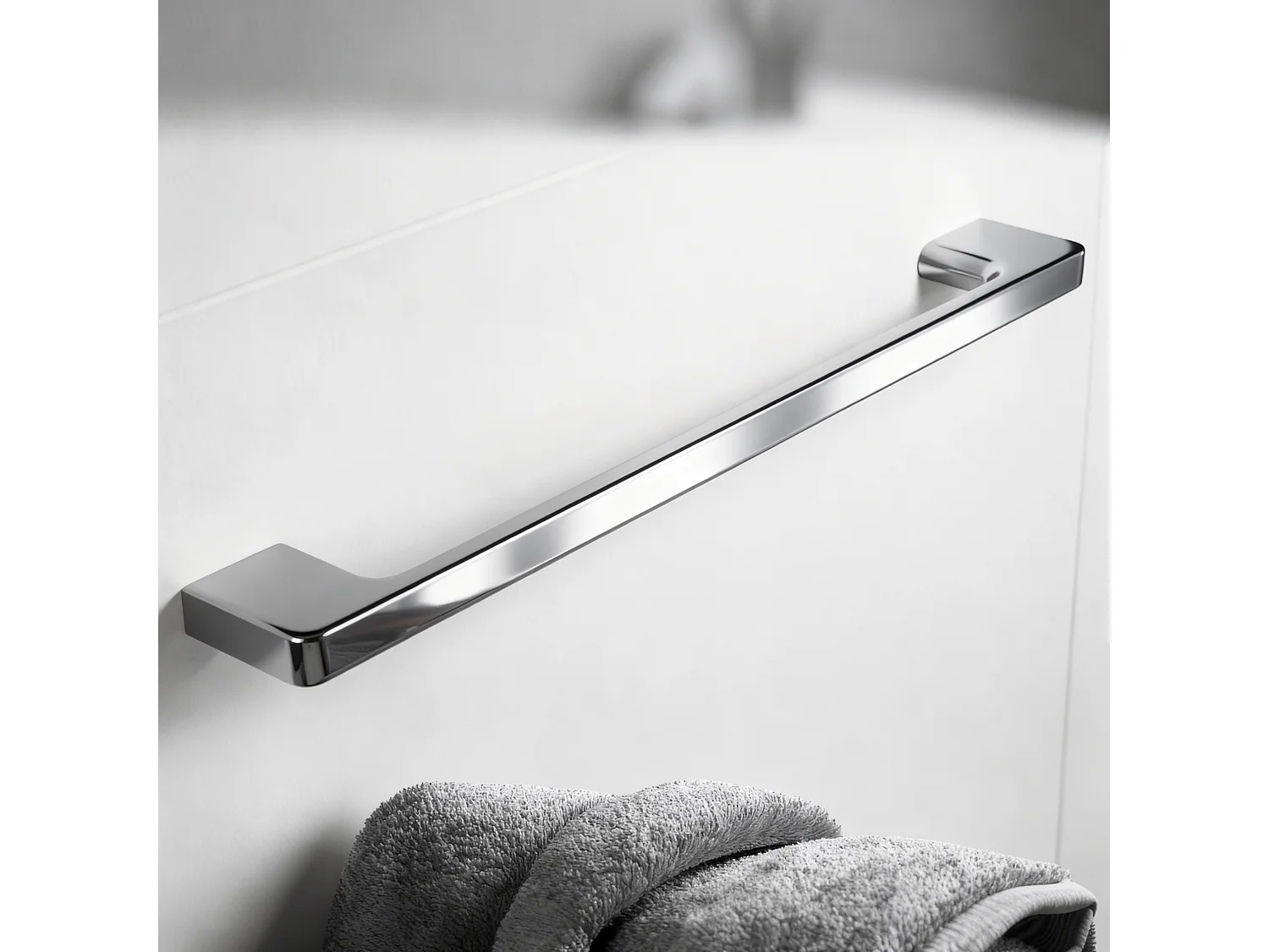 Hangend badkamermeubel 120 cm met lades - hoogglans wit - dubbele wastafel - ONE