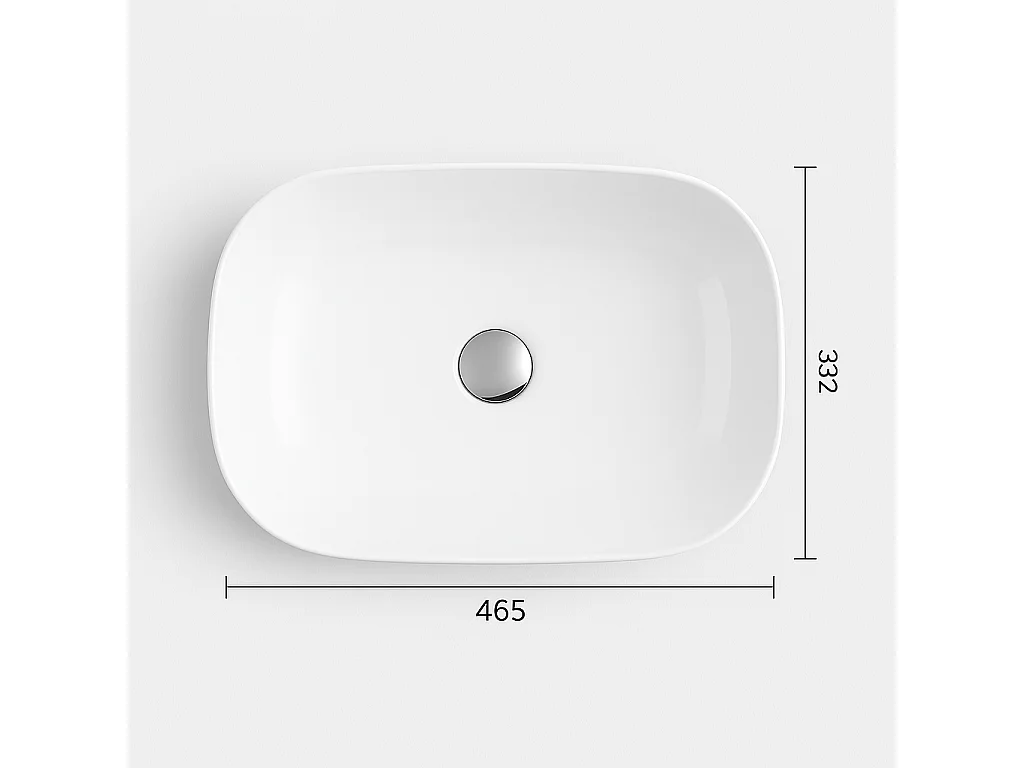 Mobile bagno sospeso 60 cm con lavabo – cachemire opaco – 2 cassetti – ONE