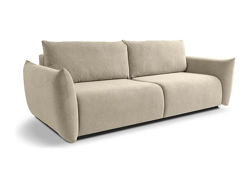 Canapé droit convertible 3 places ISSORIA – tissu