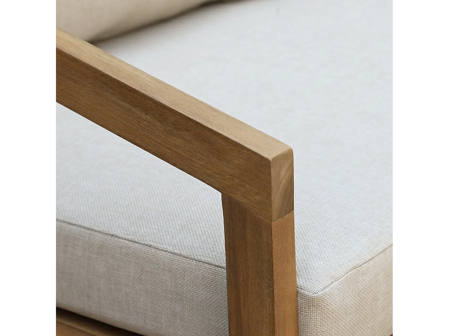 Salon de jardin 5 places en acacia SAPA