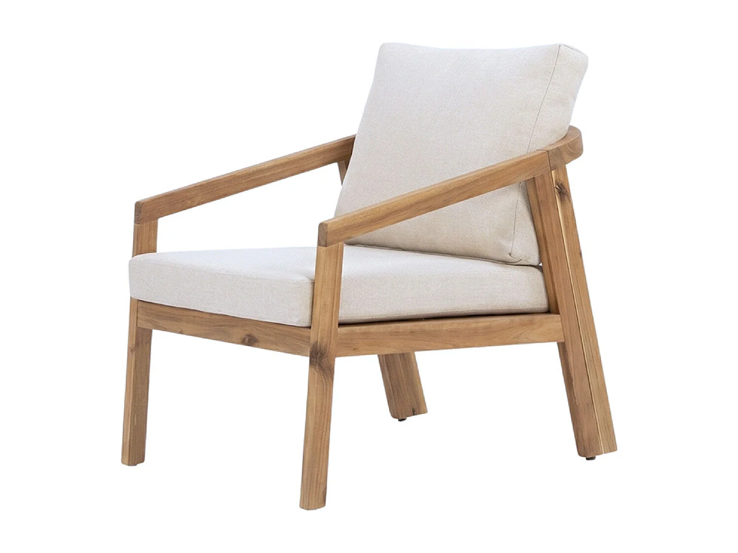 Salon de jardin 5 places en acacia SAPA