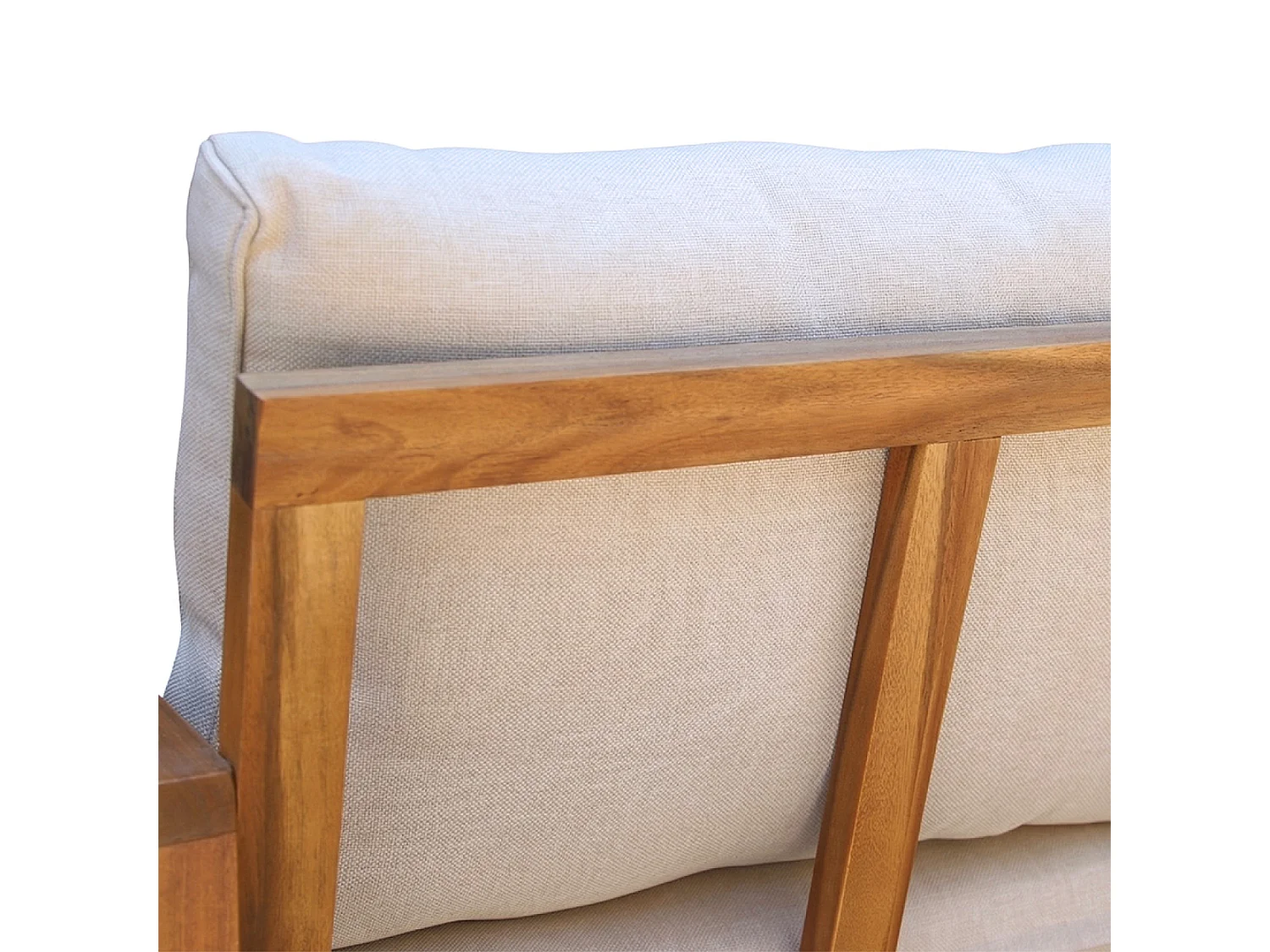 Salon de jardin 5 places en acacia SURIN