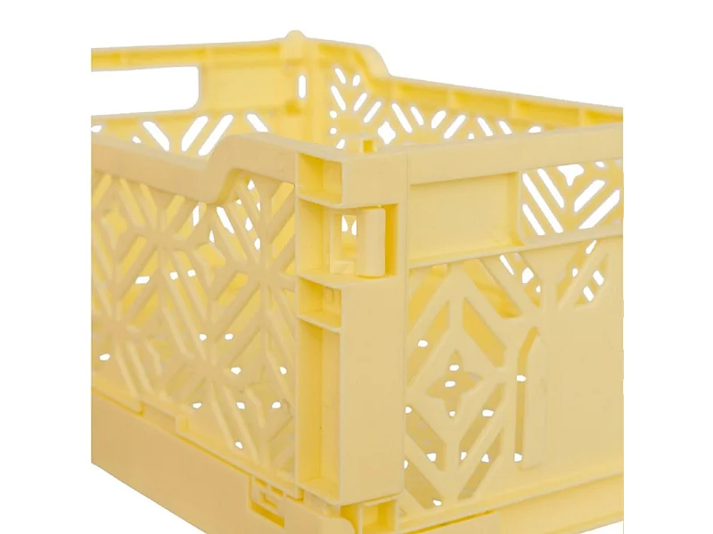 Cagette Pliante Empilable "Arry" 40cm Jaune