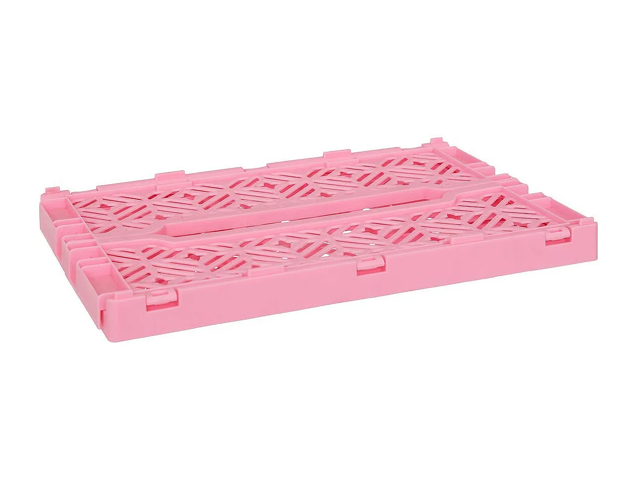 Cagette Pliante Empilable "Arry" 31cm Rose
