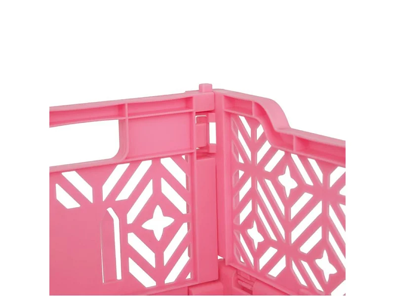 Cagette Pliante Empilable "Arry" 31cm Rose