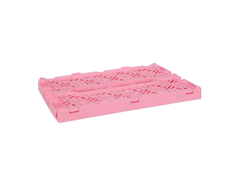 Cagette Pliante Empilable "Arry" 31cm Rose