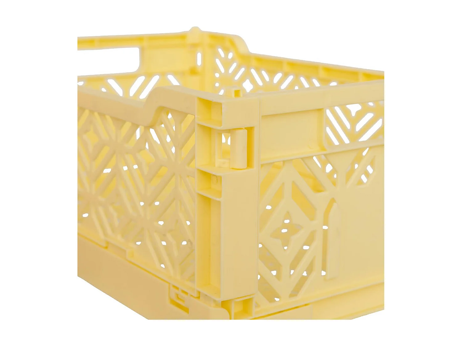 Cagette Pliante Empilable "Arry" 31cm Jaune