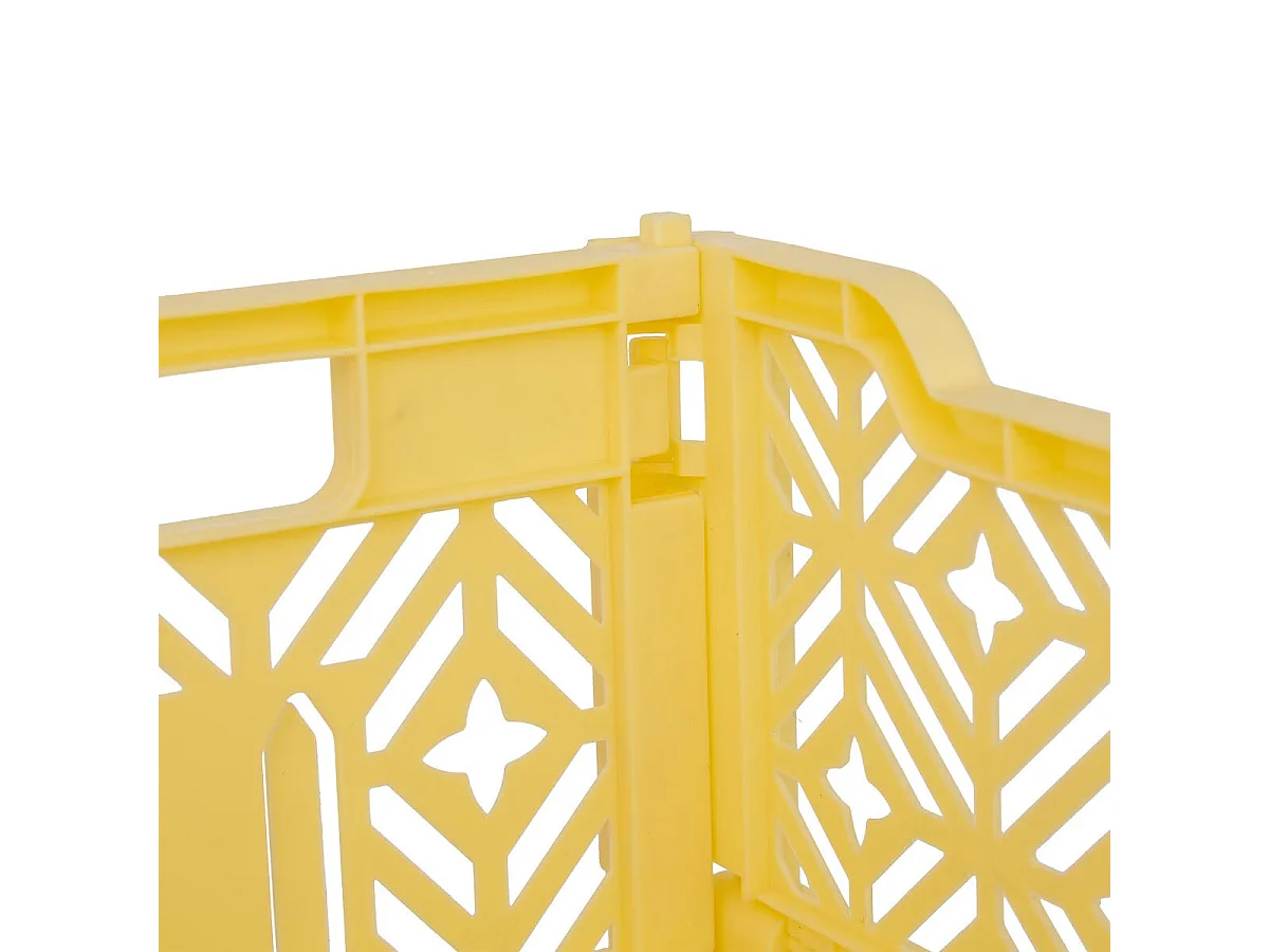 Cagette Pliante Empilable "Arry" 31cm Jaune