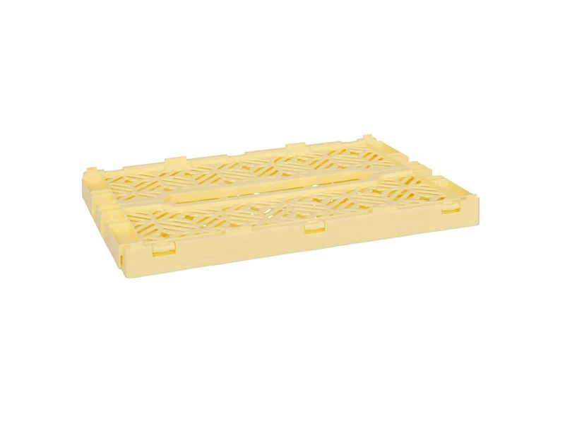 Cagette Pliante Empilable "Arry" 31cm Jaune