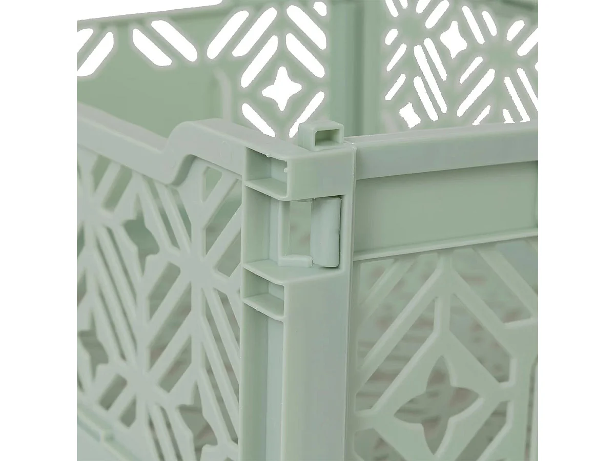 Cagette Pliante Empilable "Arry" 40cm Vert