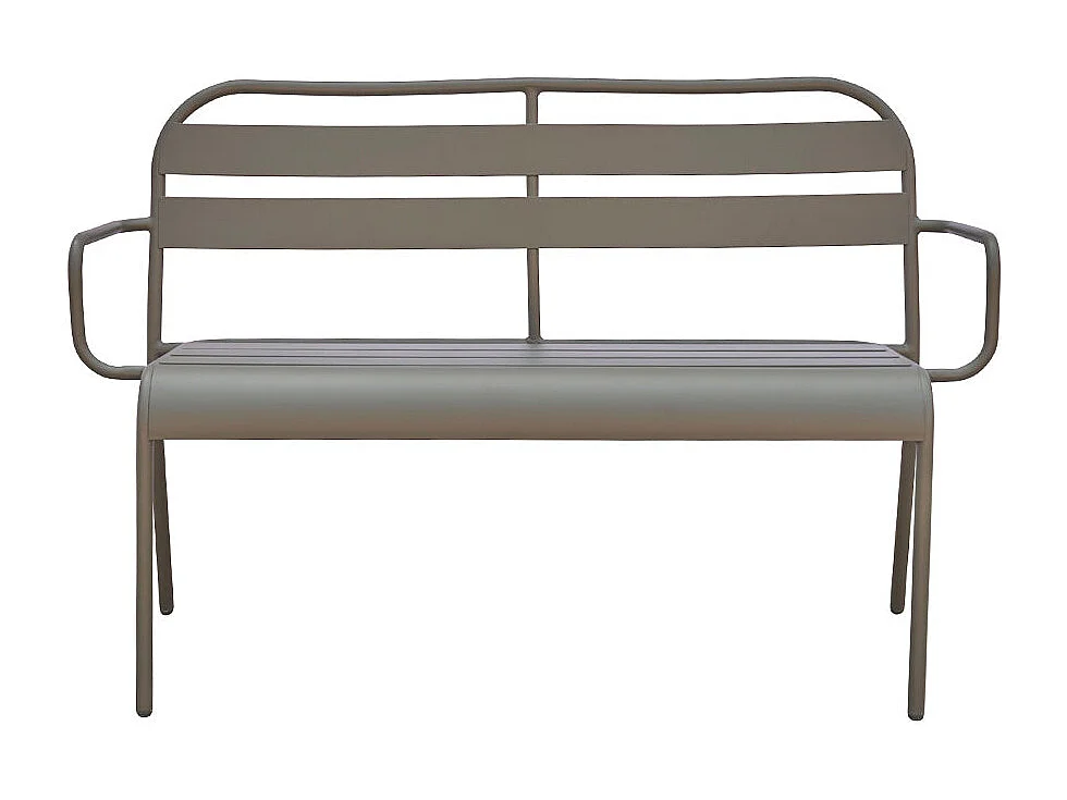 Panca in alluminio verde 118 cm