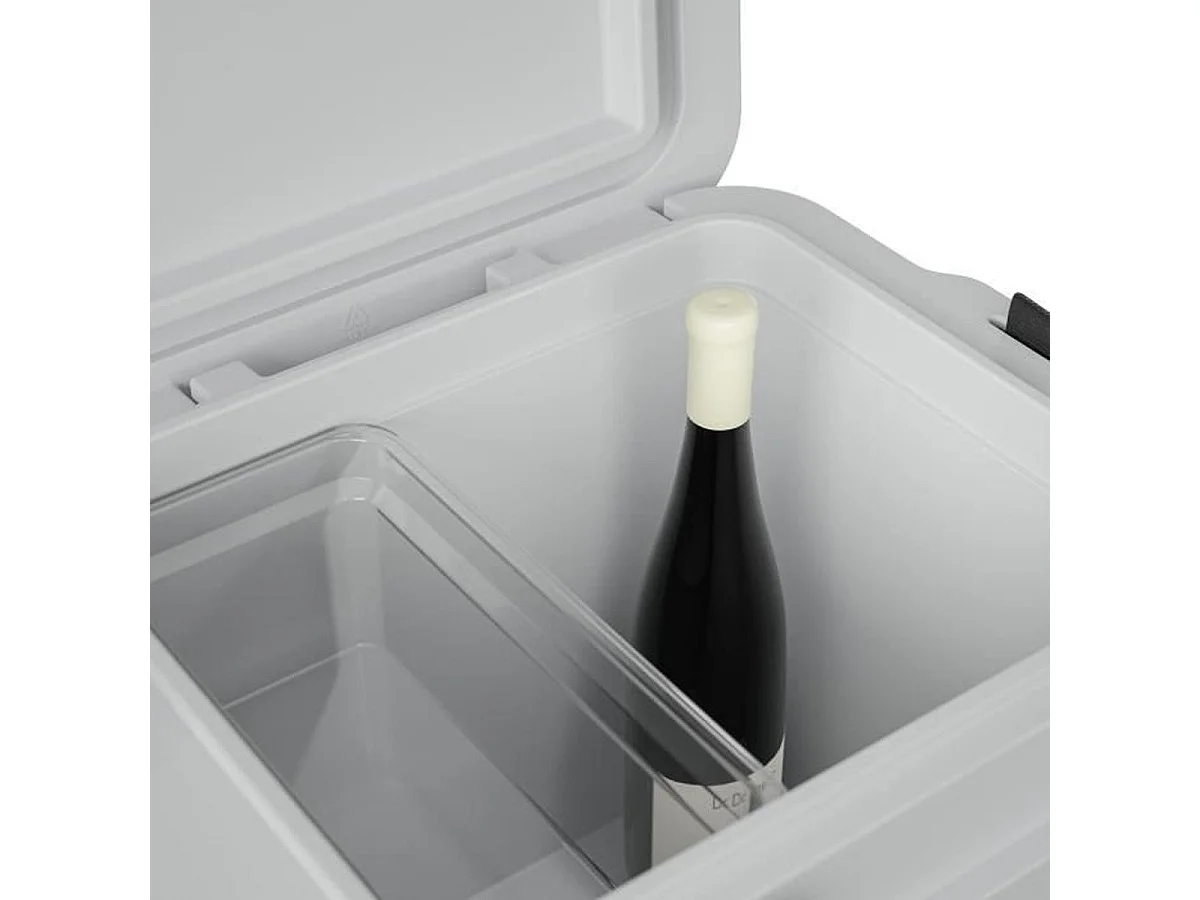 Lodówka izotermiczna DOMETIC Cool Ice CI 28L Szara - Przechowywanie lodu przez kilka dni, pojemność 32 puszki, trwała rotomoldowana konstrukcja