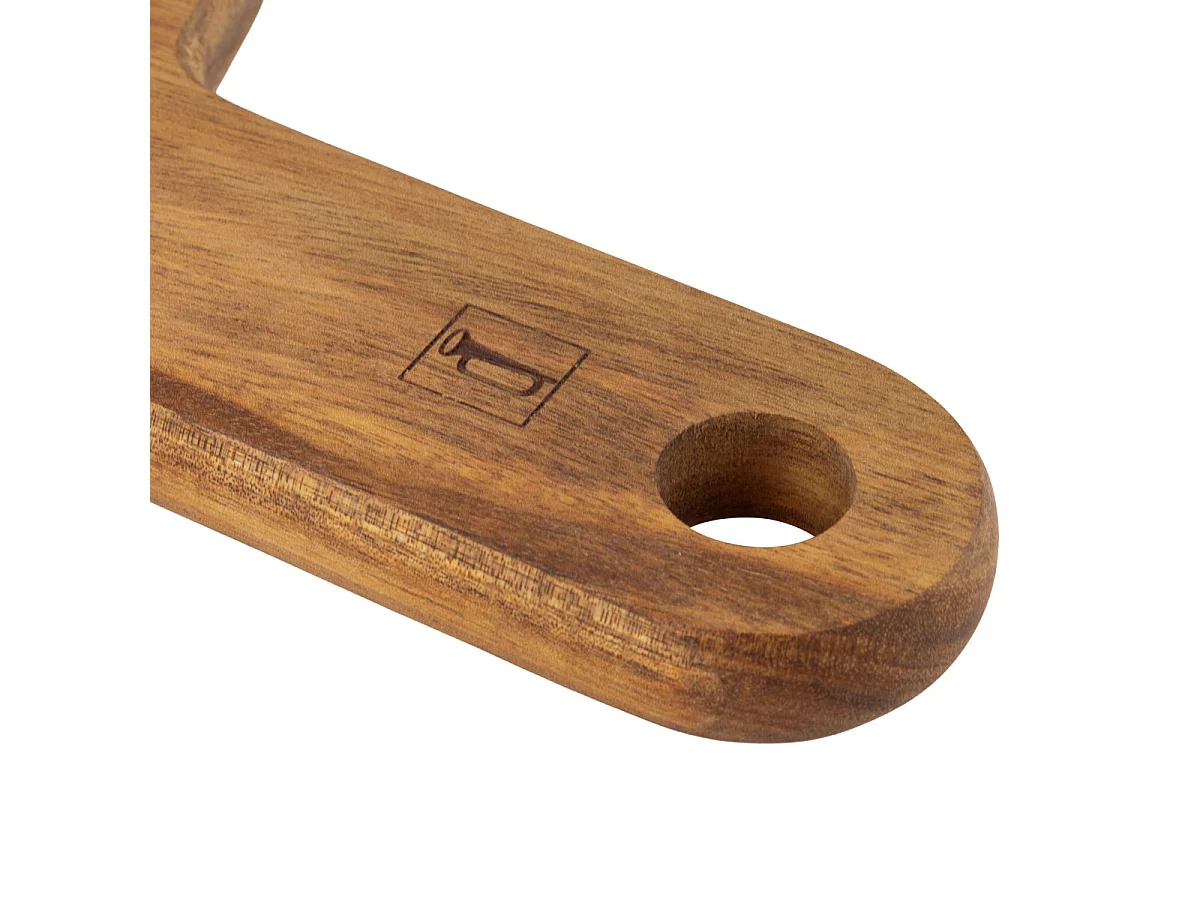 Fiorenza - Planche à pizza ronde 33 cm avec rigole et poignée