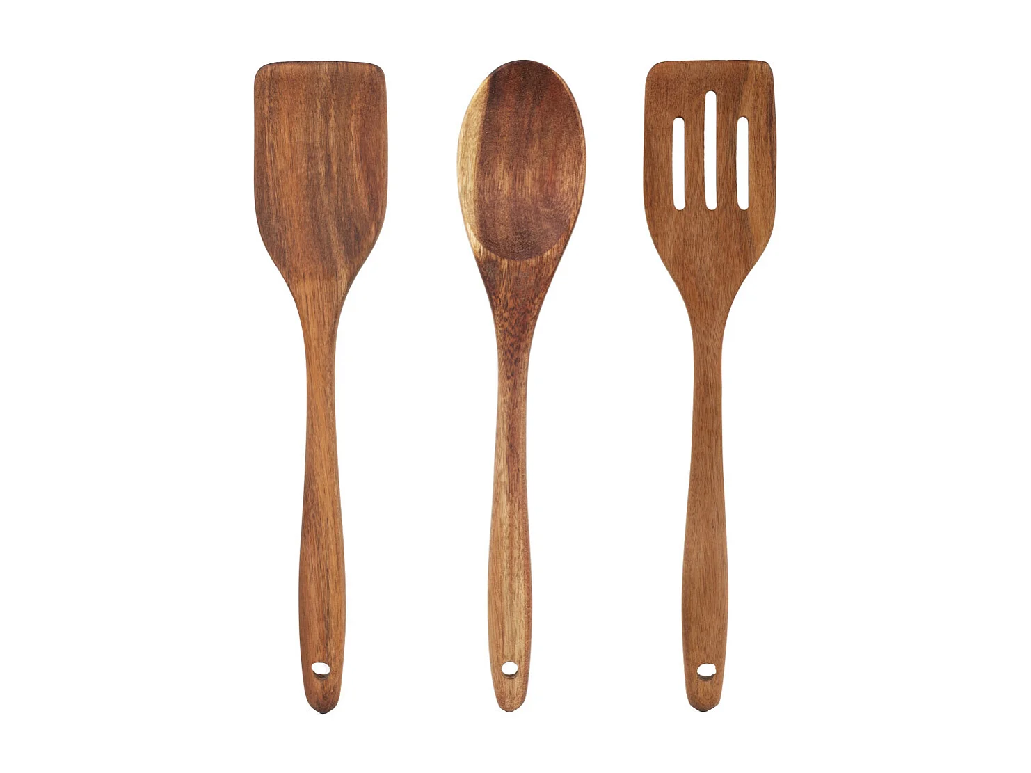 Emile - Set de 3 ustensiles en bois d'acacia