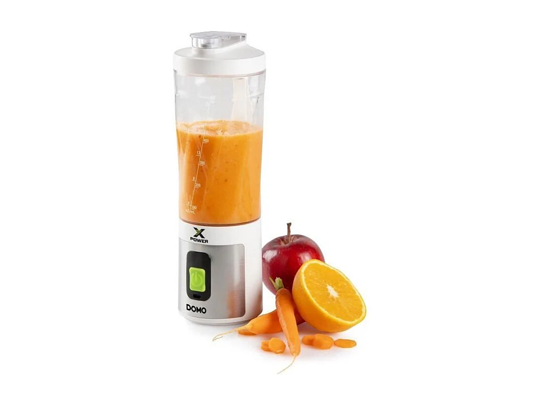 Blender portable sans fil - DOMO - DO752BL - XPOWER - 120 W - 600 ml - Blanc