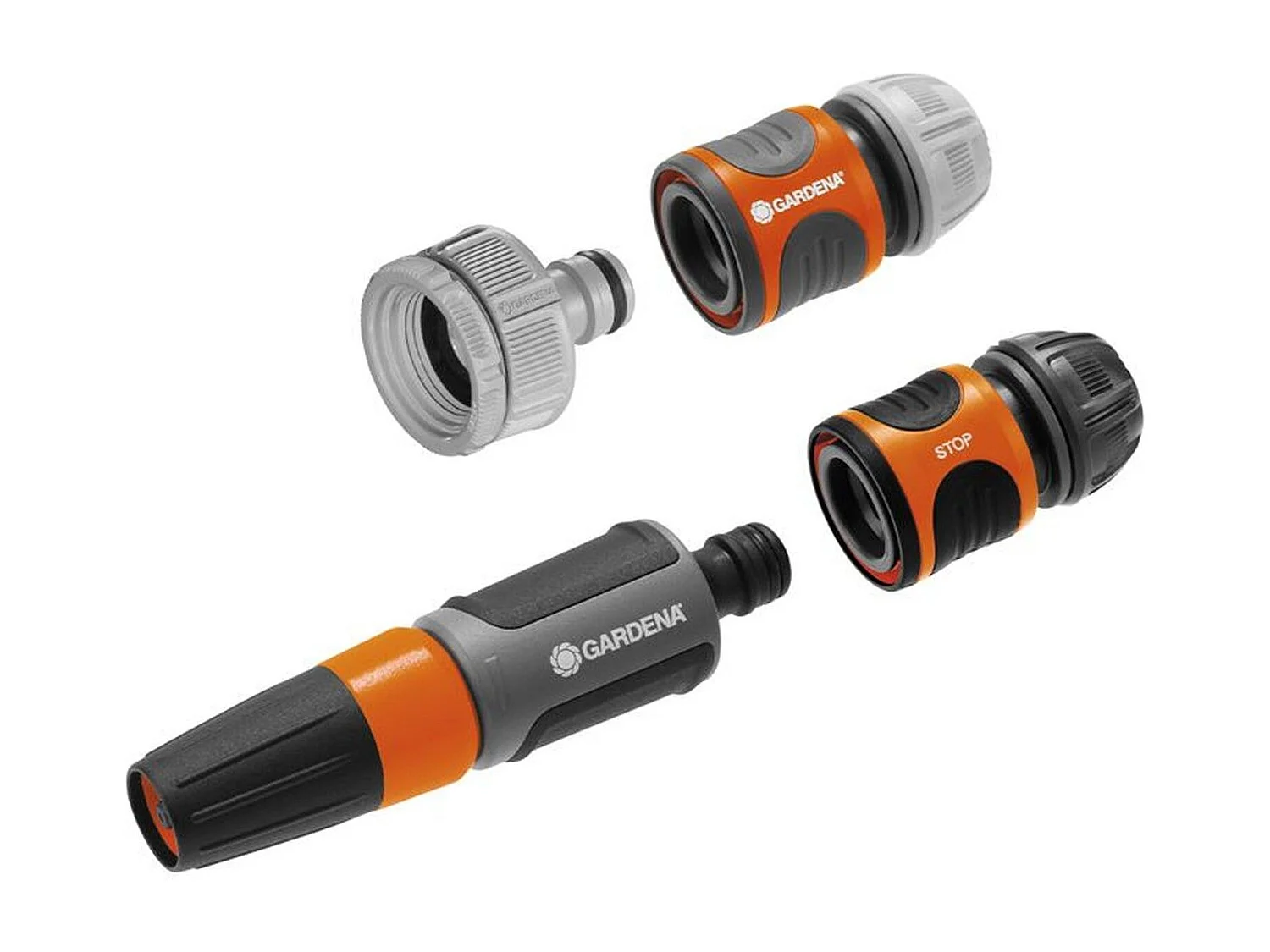 Dévidoir sur roues GARDENA CleverRoll S avec tuyau 20 m Ø 13 mm, lance d'arrosage - Turquoise/argent