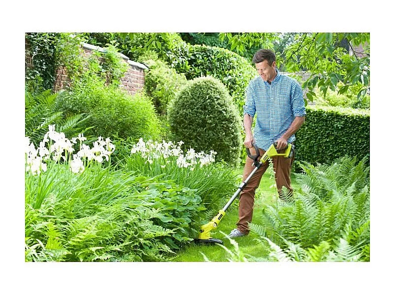 Bezprzewodowa Podkaszarka RYOBI 18V ONE+ Ø 25-30 cm z Akumulatorem 5Ah i Regulowaną Teleskopową Rurą