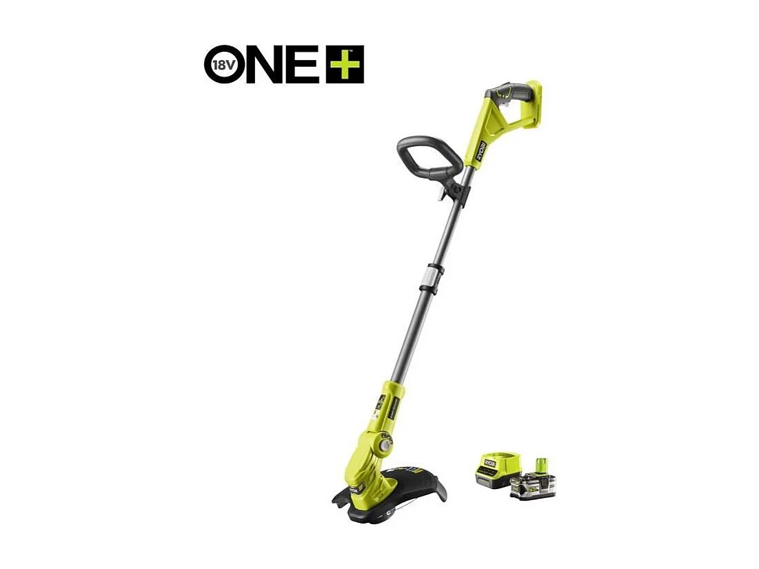 Bezprzewodowa Podkaszarka RYOBI 18V ONE+ Ø 25-30 cm z Akumulatorem 5Ah i Regulowaną Teleskopową Rurą