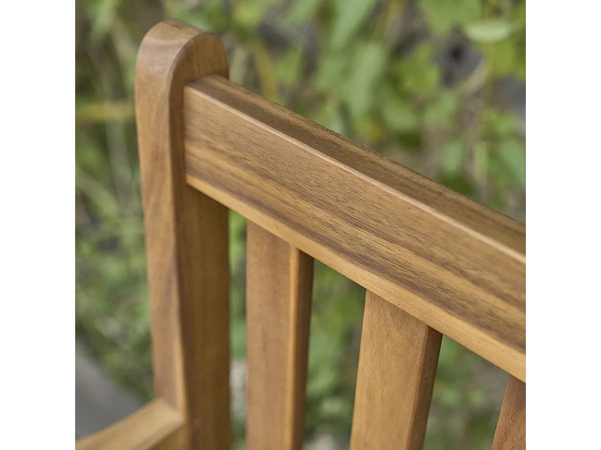 Panchina da giardino in acacia massello 150 cm