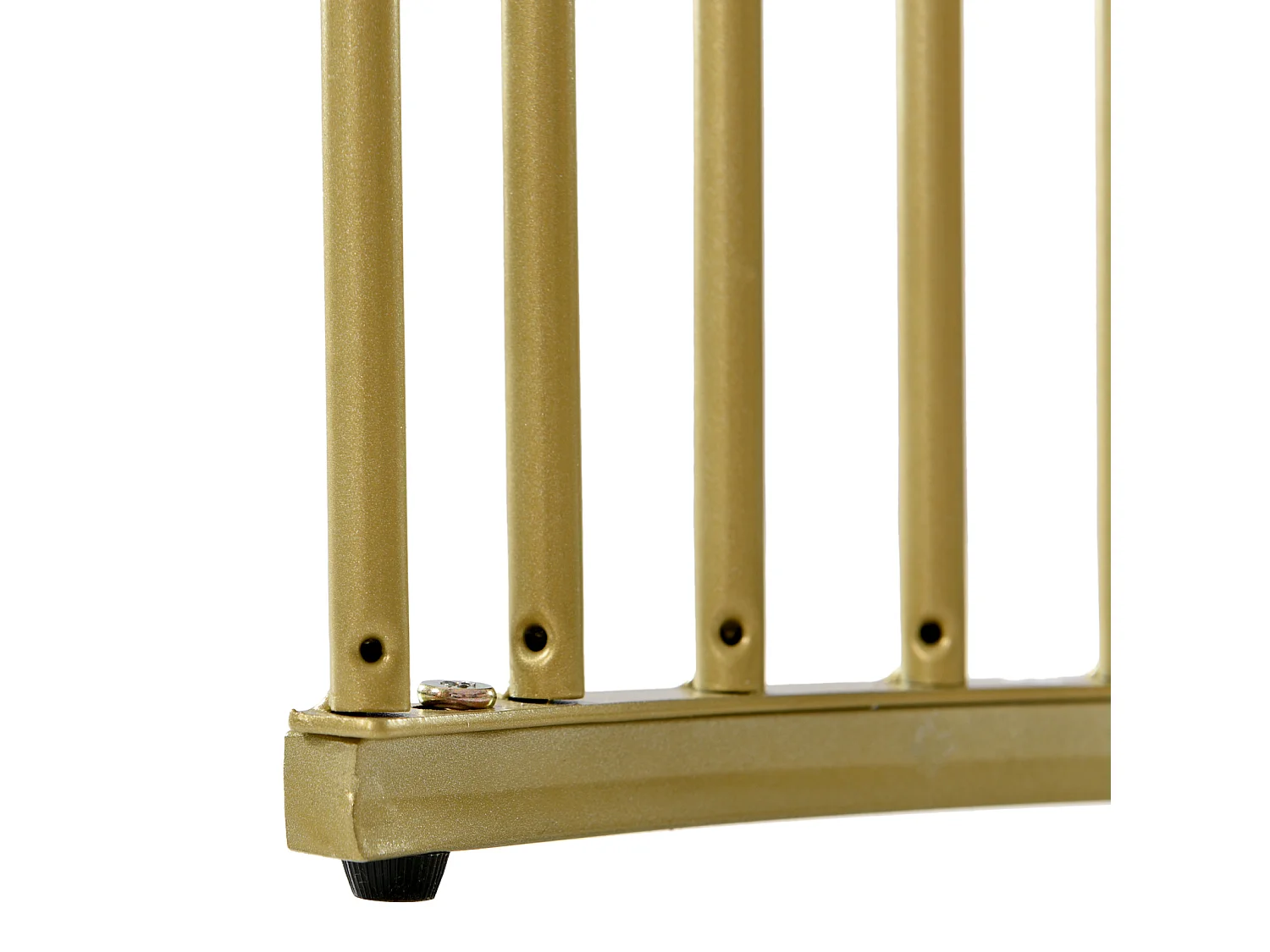 Table ronde d'extrémité - Nesting Table basse Ensemble de 2 - avec placage en marbre et cadre en or et espace de stockage - blanc