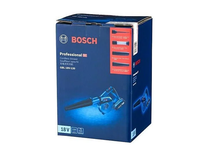 Dmuchawa BOSCH PROFESSIONAL GBL 18V-120 bez baterii, prędkość powietrza 270 km/h, lekka i mocna