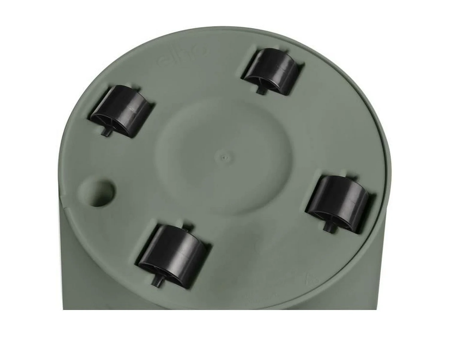 Maceta LOFT URBAN Redonda - Plástico - Perforada - Tanque - Con Ruedas - Ø 40 - Verde