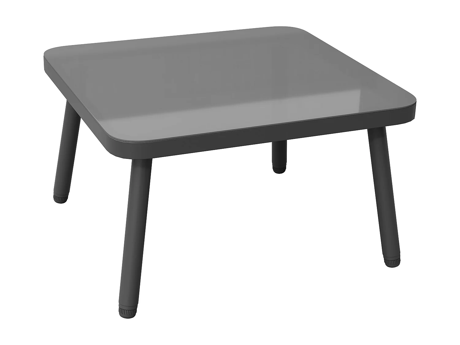 Set di mobili da giardino per 8 persone - include 2 tavoli e 4 poltrone - cuscini inclusi - grigio