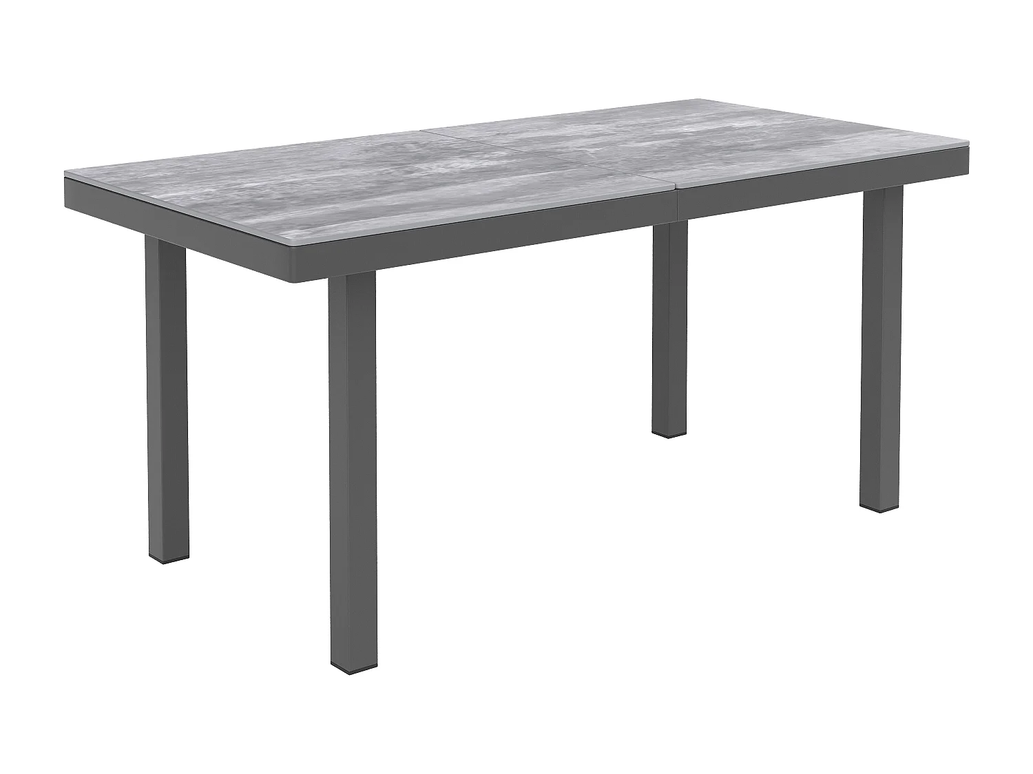 XL Tuinsalon 8 Personen - Hoek Eetgroep met Grote Tafel en Bank - Handgevlochten Koord - Gegalvaniseerd Staal en Glas - Antracietgrijs