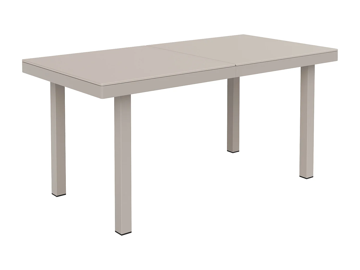 Salon de Jardin XL 8 Places - Ensemble Repas d'Angle avec Grande Table et Banc - Corde Tressée à la Main - Acier Galvanisé et Verre - Khaki