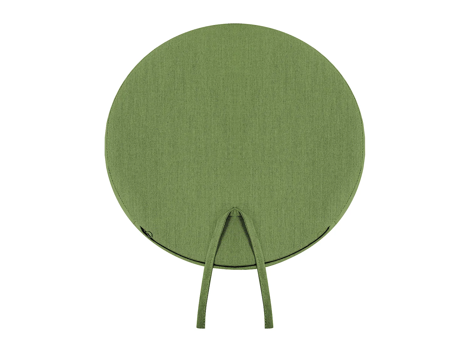 Coussins De Siège Ronds Résistants 38x3,6 cm Avec Attaches Lot De 2