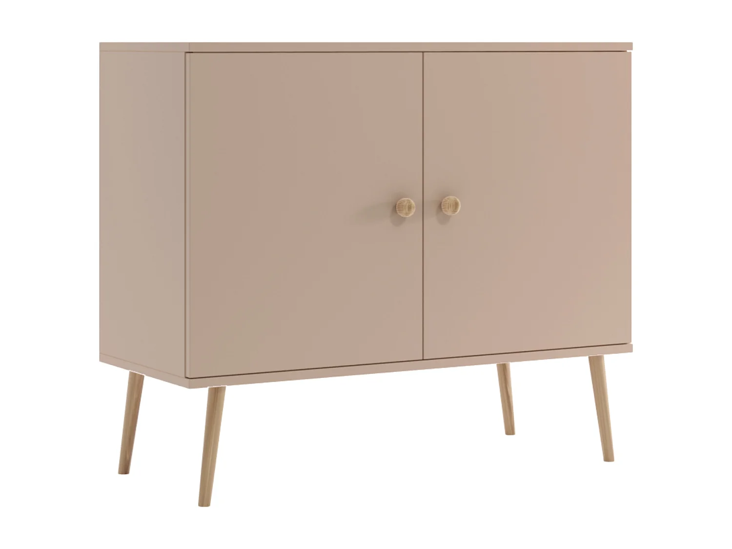 Kommode NATURA, 100 cm, Beige Macchiato, 2-türig