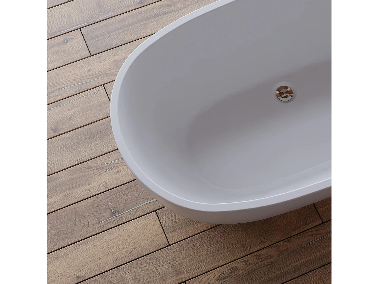 Baignoire Ilot Samba 150 blanche 150 x70 x58 cm, by SPALINA