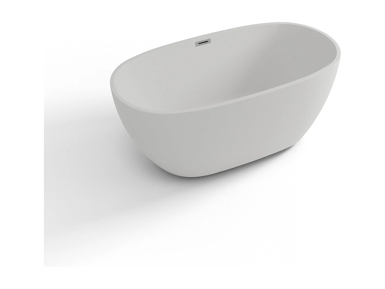 Baignoire Ilot Samba 150 blanche 150 x70 x58 cm, by SPALINA