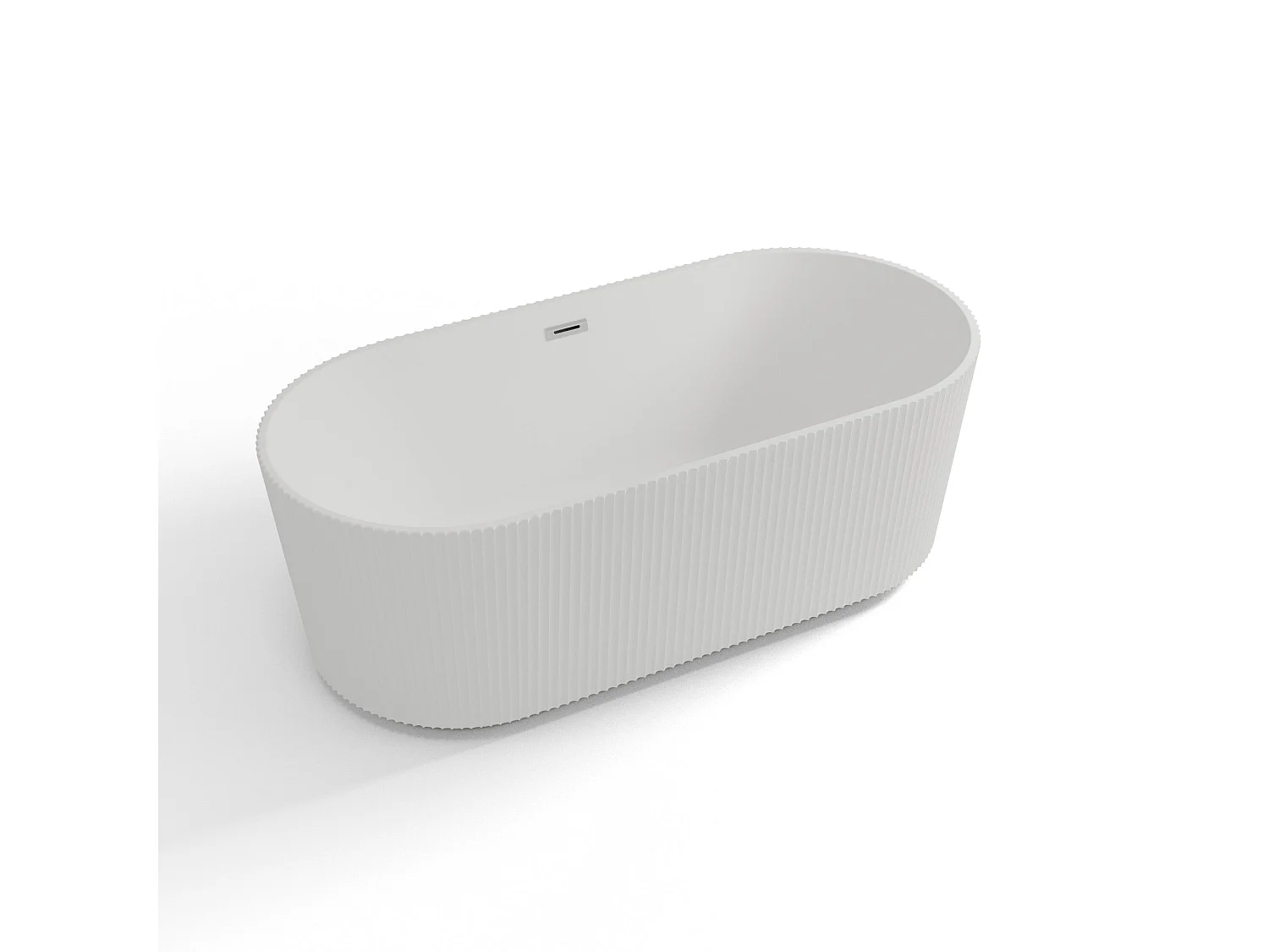 Baignoire Ilot Indigo 168 blanche 168 x80 x58 cm, by SPALINA