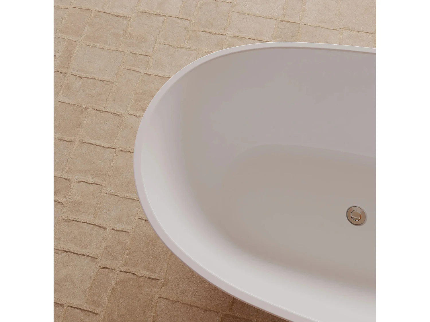 Baignoire Ilot Kelly 170 blanche 170 x85 x58 cm, by SPALINA