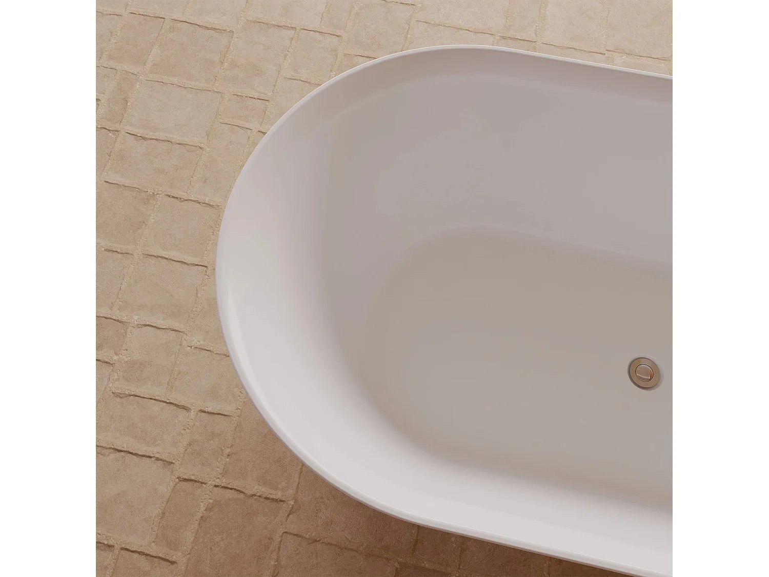 Baignoire Ilot Komodo 170 blanche 170 x80 x58 cm, by SPALINA