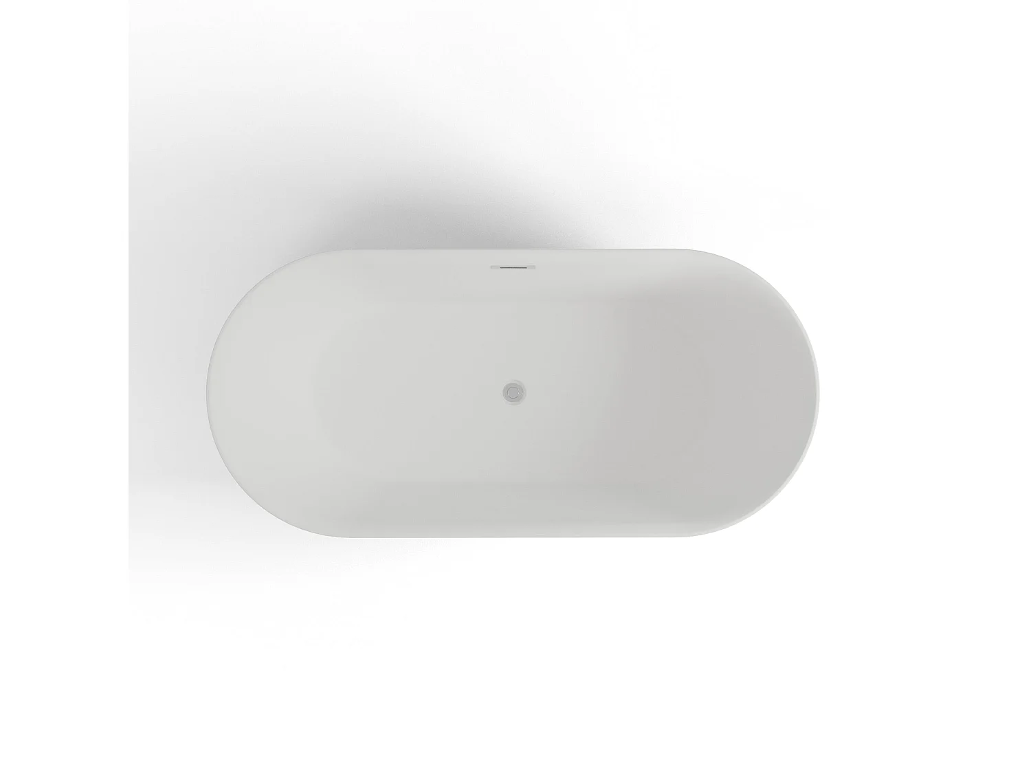 Baignoire Ilot Komodo 170 blanche 170 x80 x58 cm, by SPALINA
