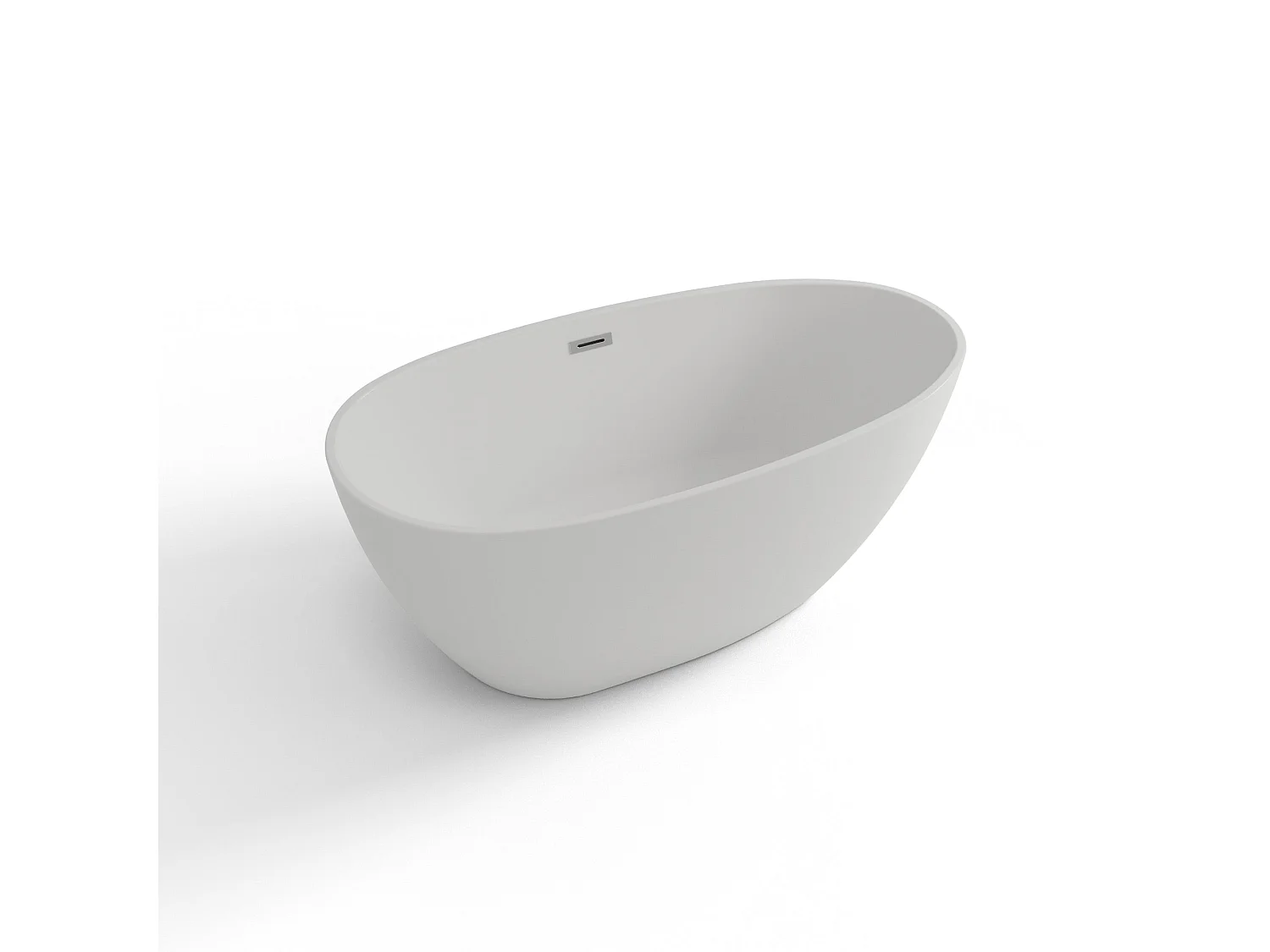 Baignoire Ilot Kelly 150 blanche 150 x80 x58 cm, by SPALINA