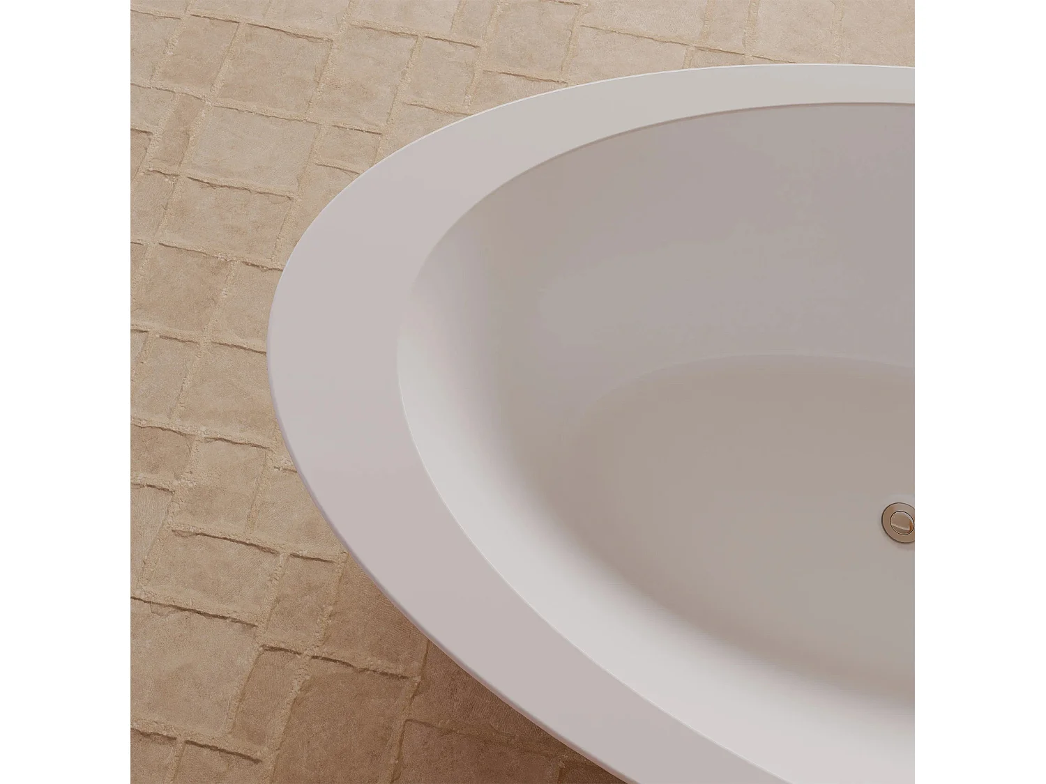 Baignoire Ilot Pearl 180 blanche 180 x95 x58 cm, by SPALINA