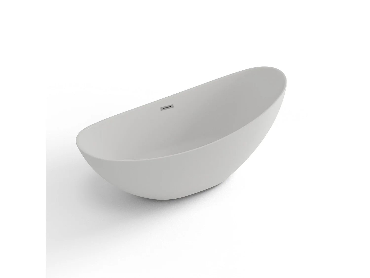 Baignoire Ilot Loona 180 blanche 180 x80 x80 cm, by SPALINA