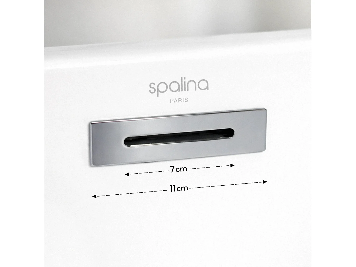 Baignoire Ilot Capri duo 170 droite blanche 170 x100 x58 cm, by SPALINA