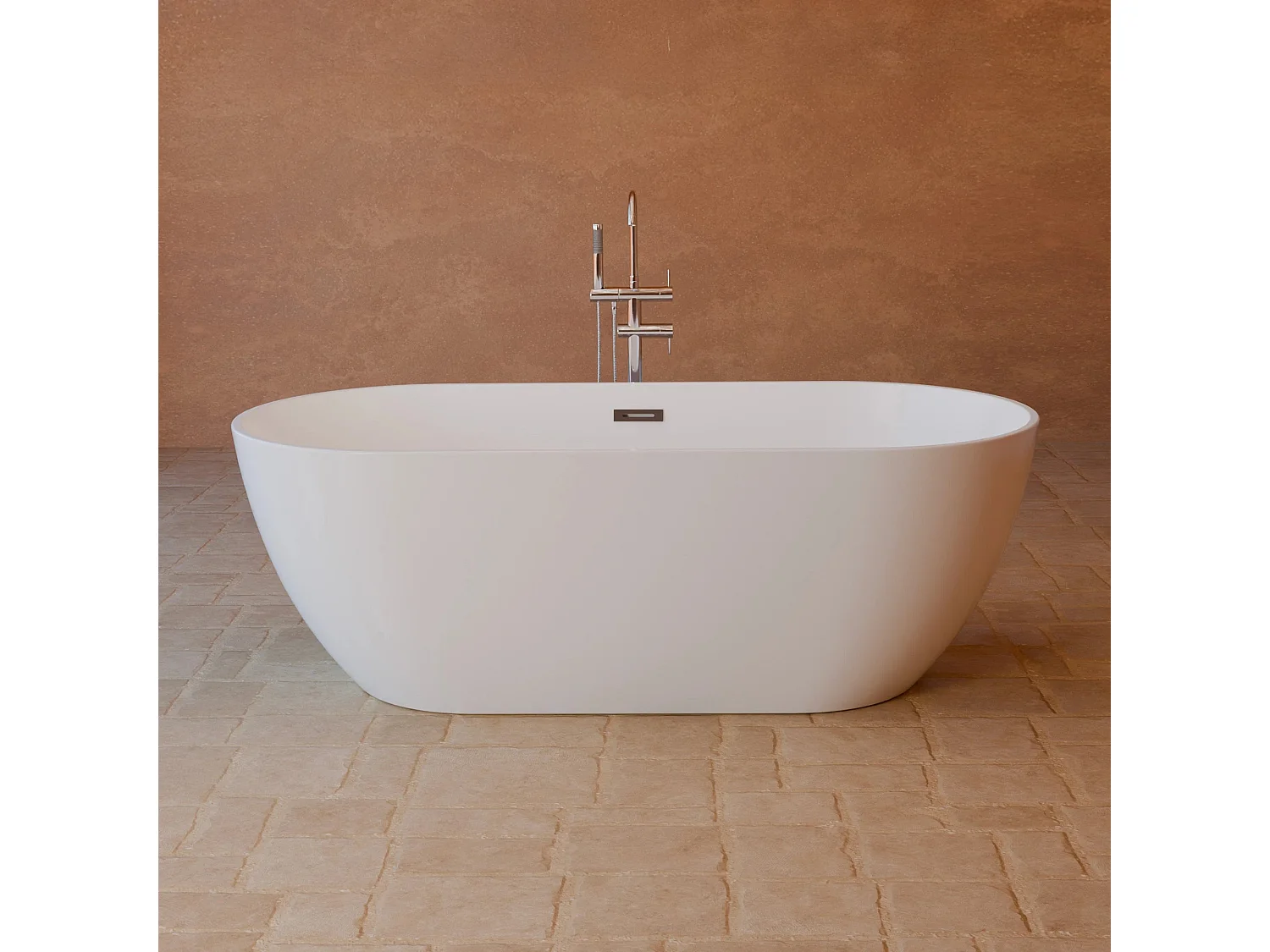 Baignoire Ilot Eden 169 169 x80 x58 cm, by SPALINA