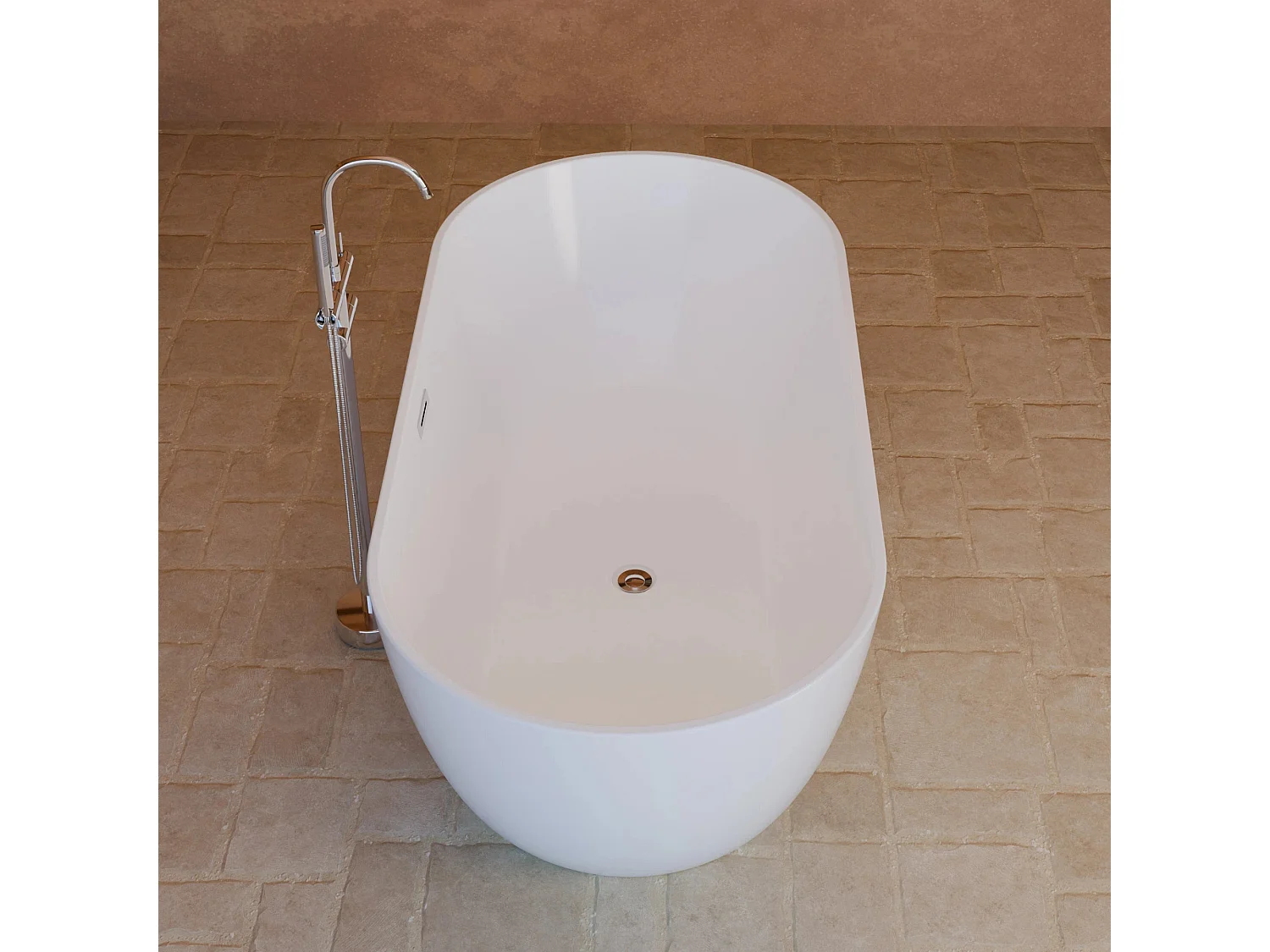 Baignoire Ilot Eden 169 169 x80 x58 cm, by SPALINA