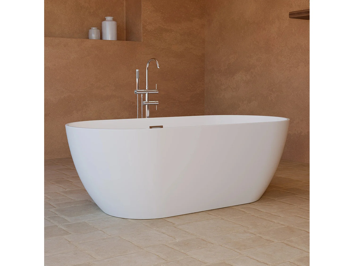 Baignoire Ilot Eden 169 169 x80 x58 cm, by SPALINA