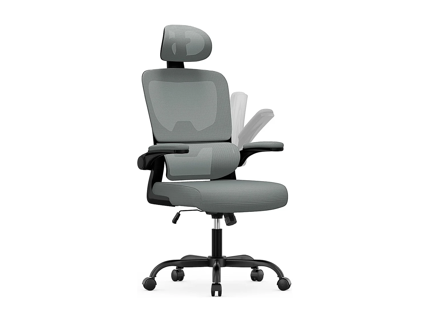 Fauteuil de bureau pivotant avec fonction balancelle pour le bureau à domicile