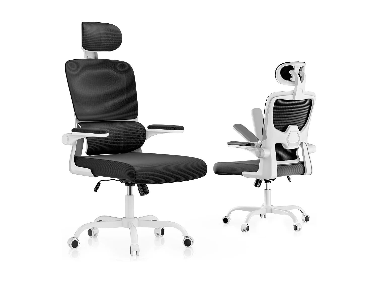 Fauteuil de bureau pivotant avec fonction balancelle pour le bureau à domicile