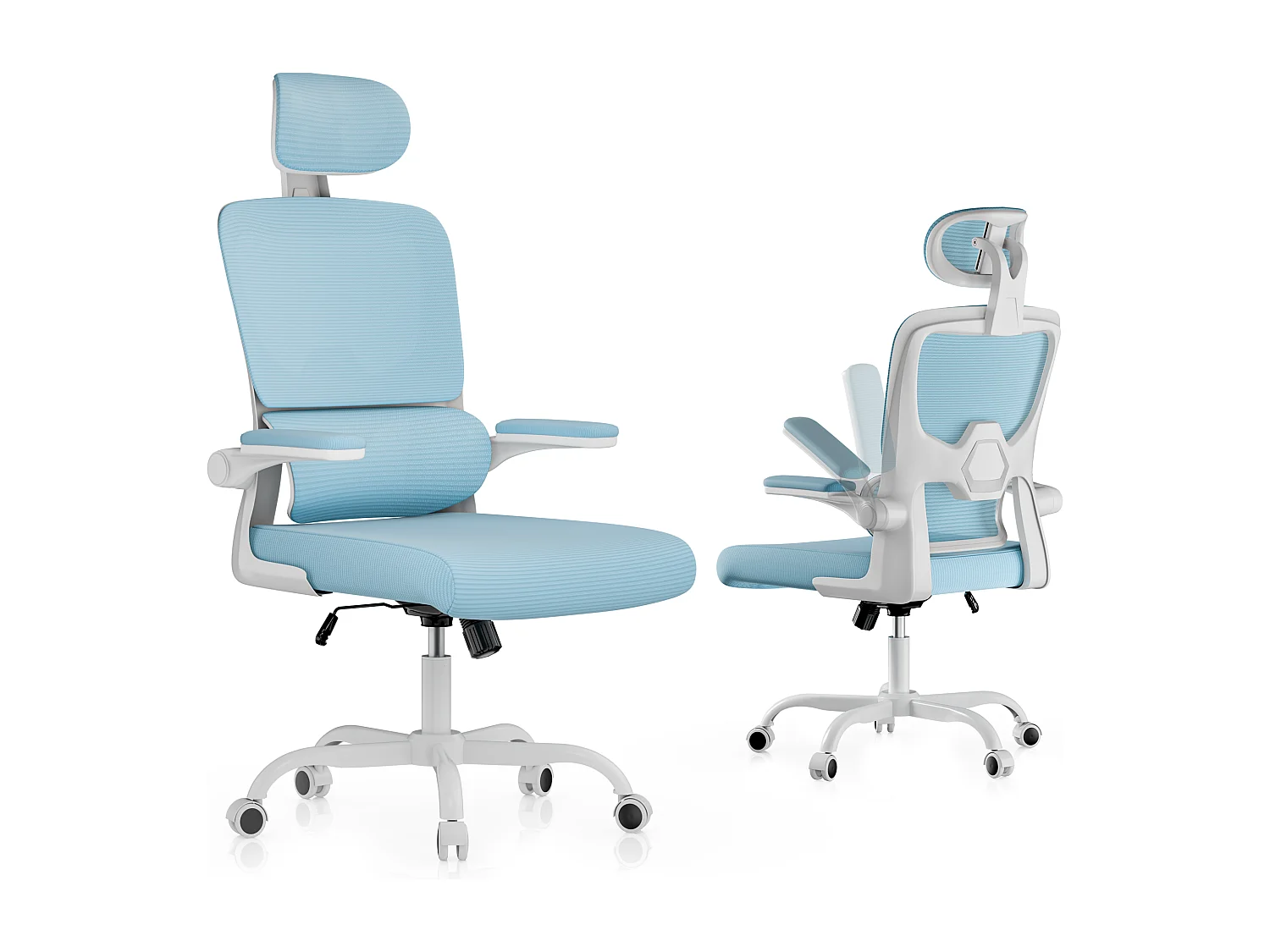 Fauteuil de bureau pivotant avec fonction balancelle pour le bureau à domicile