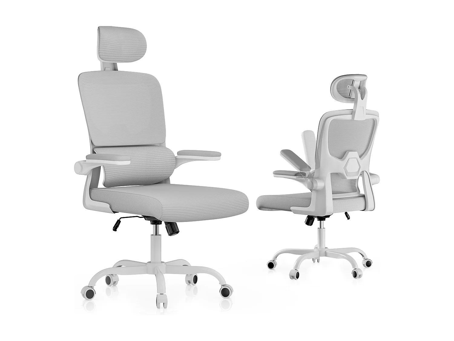 Fauteuil de bureau pivotant avec fonction balancelle pour le bureau à domicile