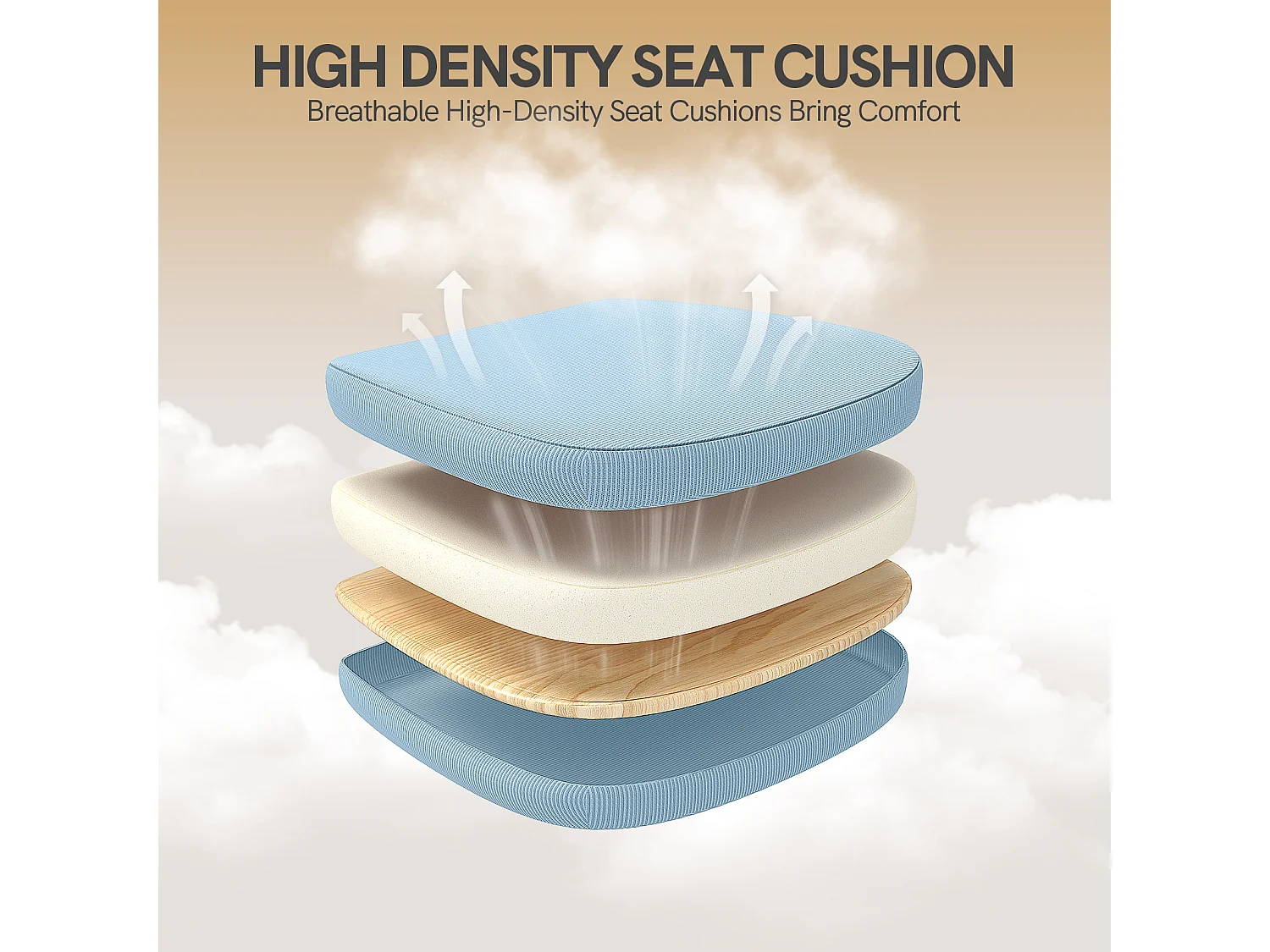 Chaise de bureau ergonomique avec accoudoirs rabattables à 90° et soutien lombaire, chaise de bureau à hauteur réglable avec coussin d'assise rembourré